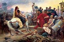 Лионель Ноэль Ройер. Верцингеторикс сдаётся Цезарю