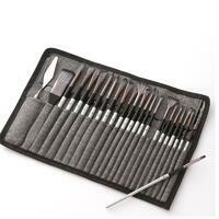 Без бренда «Коробка 50 шт.: Набор кистей для рисования в чехле, премиум набор (23 нейлоновых кисти, 1 мастихин)» в Мурманске в интернет-магазине Без бренда «Коробка 50 шт.: Набор кистей для рисования в чехле, премиум набор (23 нейлоновых кисти, 1 мастихин)» в Мурманске