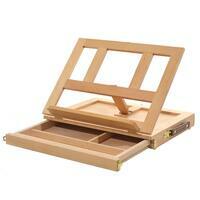 Без бренда «Коробка 10 шт.: Мольберт Две картинки этюдный ящик, настольный, хлопушка 30 см» в Мурманске