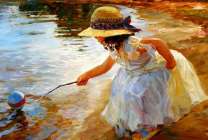 Без бренда «Девочка пытается спасти мяч» в Мурманске