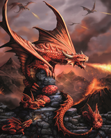 Без бренда «Коробка 20 шт: Дракон на скале» в Мурманске