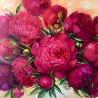 Без бренда «Бордовые пионы (20шт)» в Мурманске