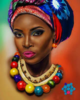 Без бренда «Портрет яркой женщины» в Мурманске в интернет-магазине  Без бренда «Портрет яркой женщины» в Мурманске