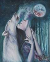 Без бренда «Девушка и волк в полнолуние» в Мурманске в интернет-магазине Без бренда «Девушка и волк в полнолуние» в Мурманске