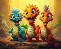 Без бренда «Милые и веселые дракончики» в Мурманске