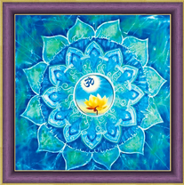 Лотос в изображении мандалы