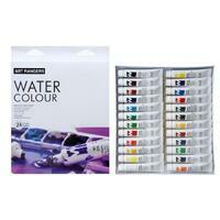 Без бренда «Коробка 24 шт.: Краски акварель «Две картинки» в тюбиках 24 шт. по 12 мл» в Мурманске