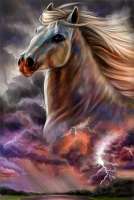 Без бренда «Белый конь на фоне ночной грозы» в Мурманске в интернет-магазине  Без бренда «Белый конь на фоне ночной грозы» в Мурманске