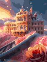 Без бренда «Сказочный дворец в окружении роз» в Мурманске в интернет-магазине Без бренда «Сказочный дворец в окружении роз» в Мурманске