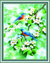 Без бренда «Две птички на цветущей яблоне» в Мурманске в интернет-магазине  Без бренда «Две птички на цветущей яблоне» в Мурманске