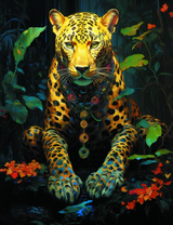 Леопард с золотым ошейником