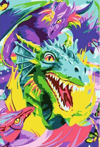 Без бренда «Стая ярких дракончиков» в Мурманске в интернет-магазине  Без бренда «Стая ярких дракончиков» в Мурманске