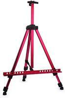 Без бренда «Коробка 25 шт.: Металлический мольберт тренога в чехле, телескопический, красный» в Мурманске