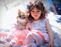 Без бренда «Девочка и пушистая кошечка» в Мурманске в интернет-магазине  Без бренда «Девочка и пушистая кошечка» в Мурманске