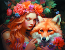 Без бренда «Рыжая девушка и рыжая лисица» в Мурманске в интернет-магазине  Без бренда «Рыжая девушка и рыжая лисица» в Мурманске