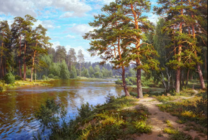 Без бренда «Хвойный лес и река» в Мурманске в интернет-магазине  Без бренда «Хвойный лес и река» в Мурманске