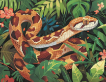 Без бренда «Маисовый полоз в зеленой листве» в Мурманске в интернет-магазине  Без бренда «Маисовый полоз в зеленой листве» в Мурманске