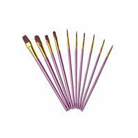 Без бренда «Кисти для рисования набор (10 шт) сиреневые» в Мурманске